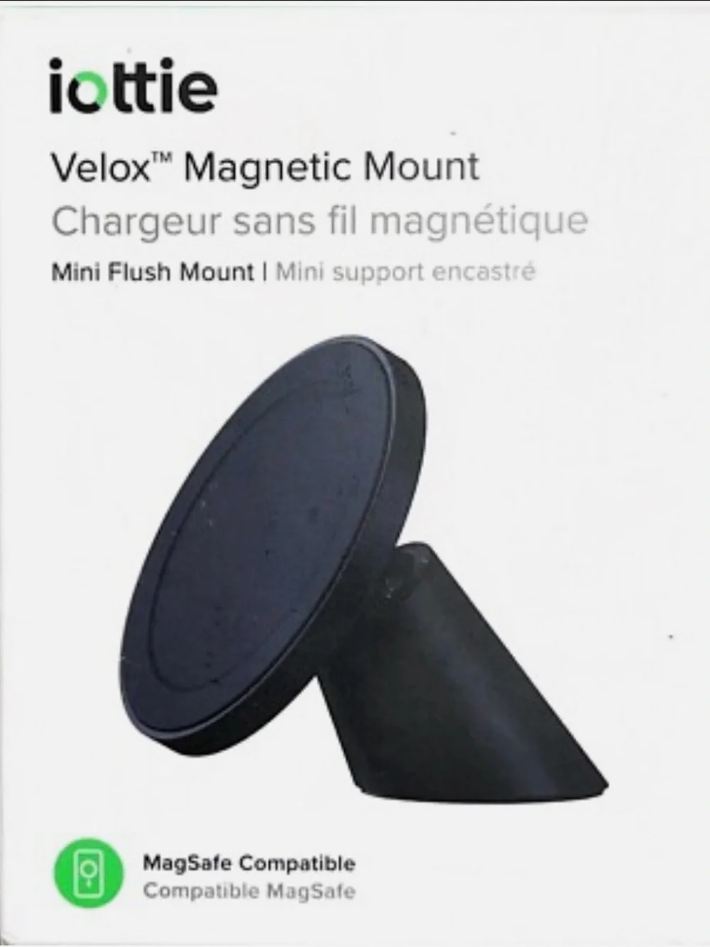 iOttie Velox MagSafe Compatible Magnetic Flush Mount - Dark Black